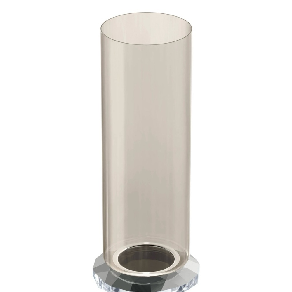 Swarovski Allure Crystal Vase Silver Tone - Picture 2 of 2